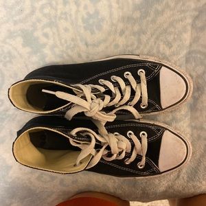 black high top converse
